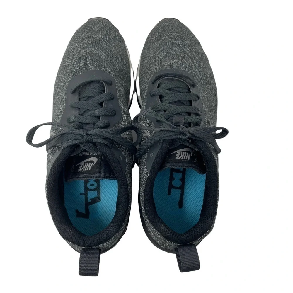 Nike Sneakers Dark Grey and Black MD Runner 2 Eng Mesh Running Athletic Shoes-9